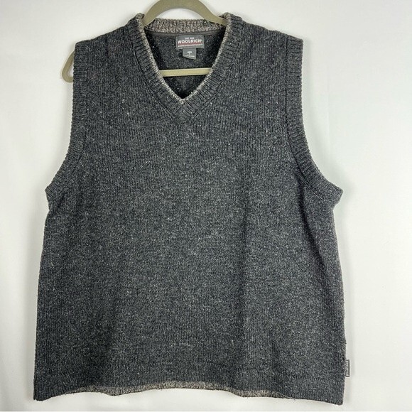 Woolrich men’s wool sweater vest - Picture 4 of 8